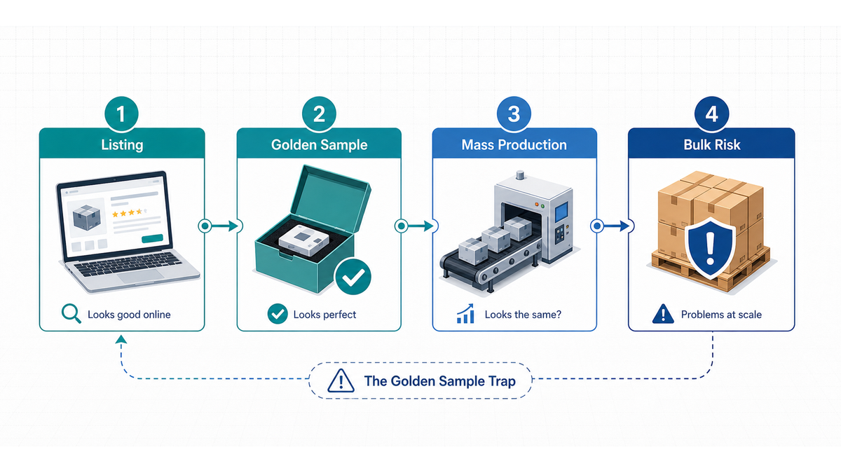 Alibaba Sample vs Bulk Order: Avoid The Golden Sample Trap
