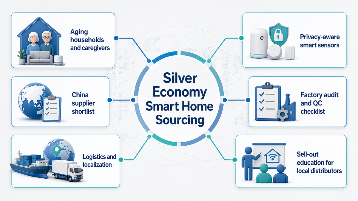 Elder Care Device Sourcing: A Silver Economy Smart Home Guide