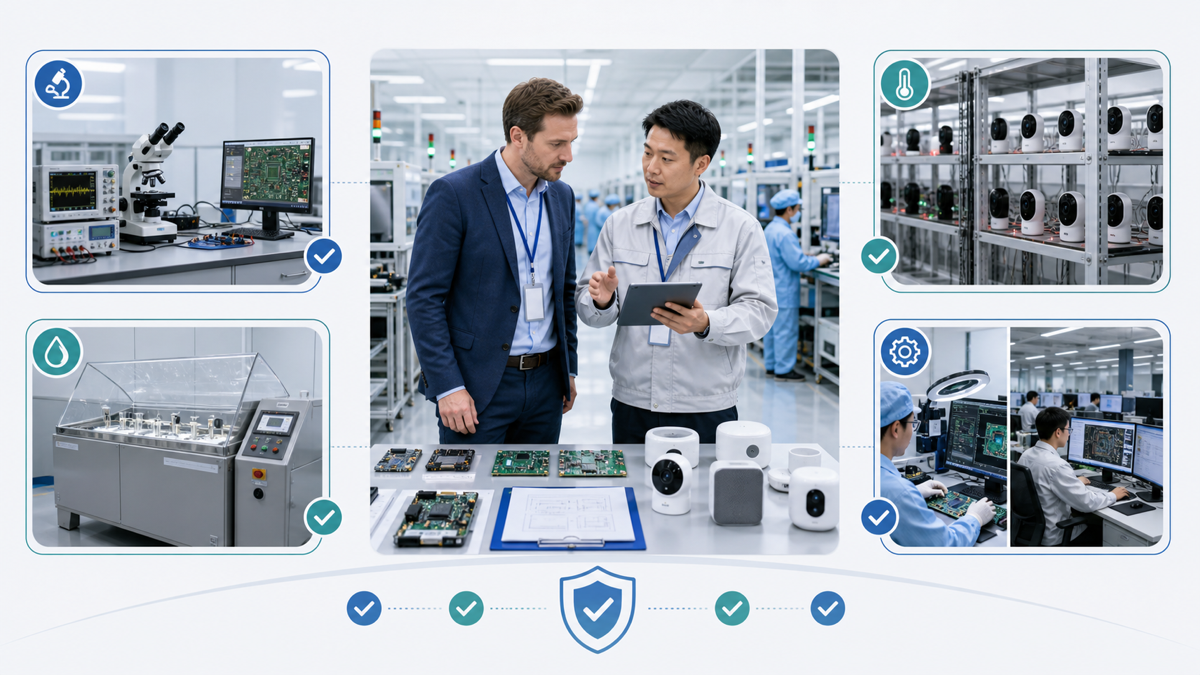 AI smart device factory audit checkpoints