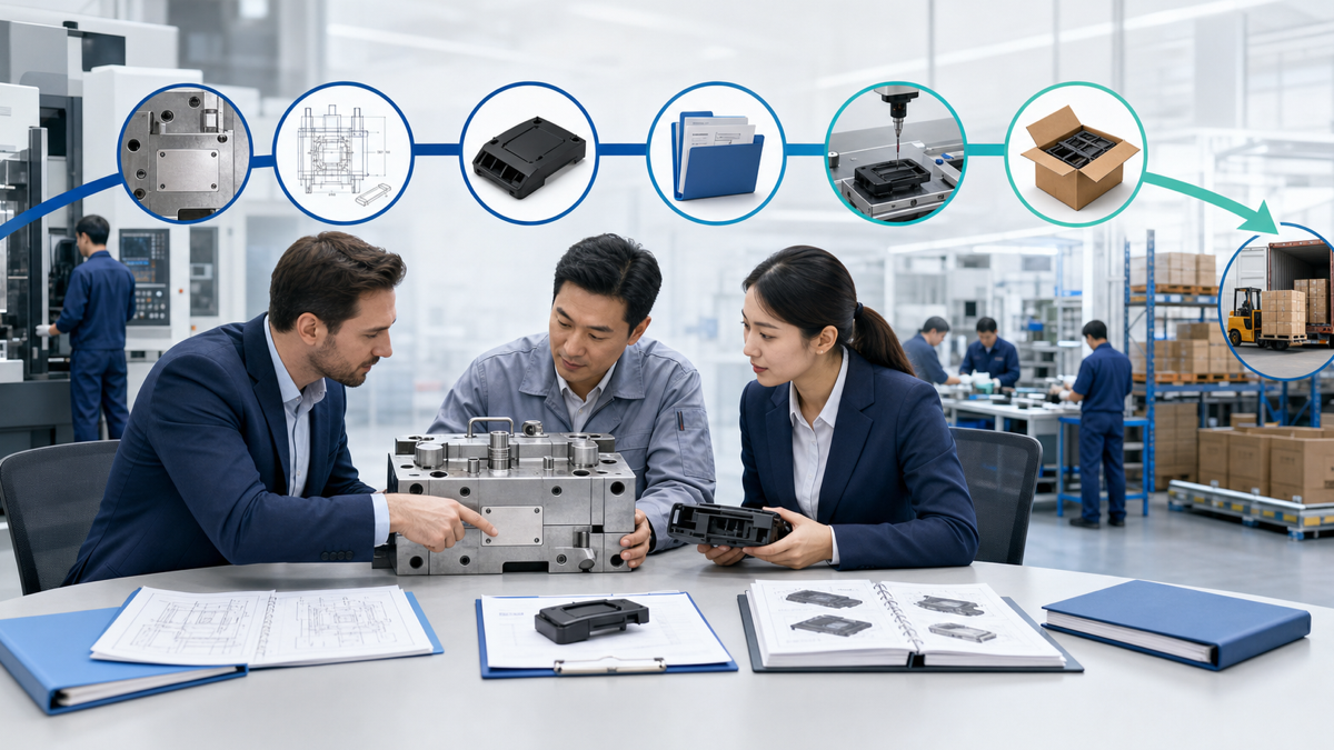 Buyer reviewing mold ownership and production controls