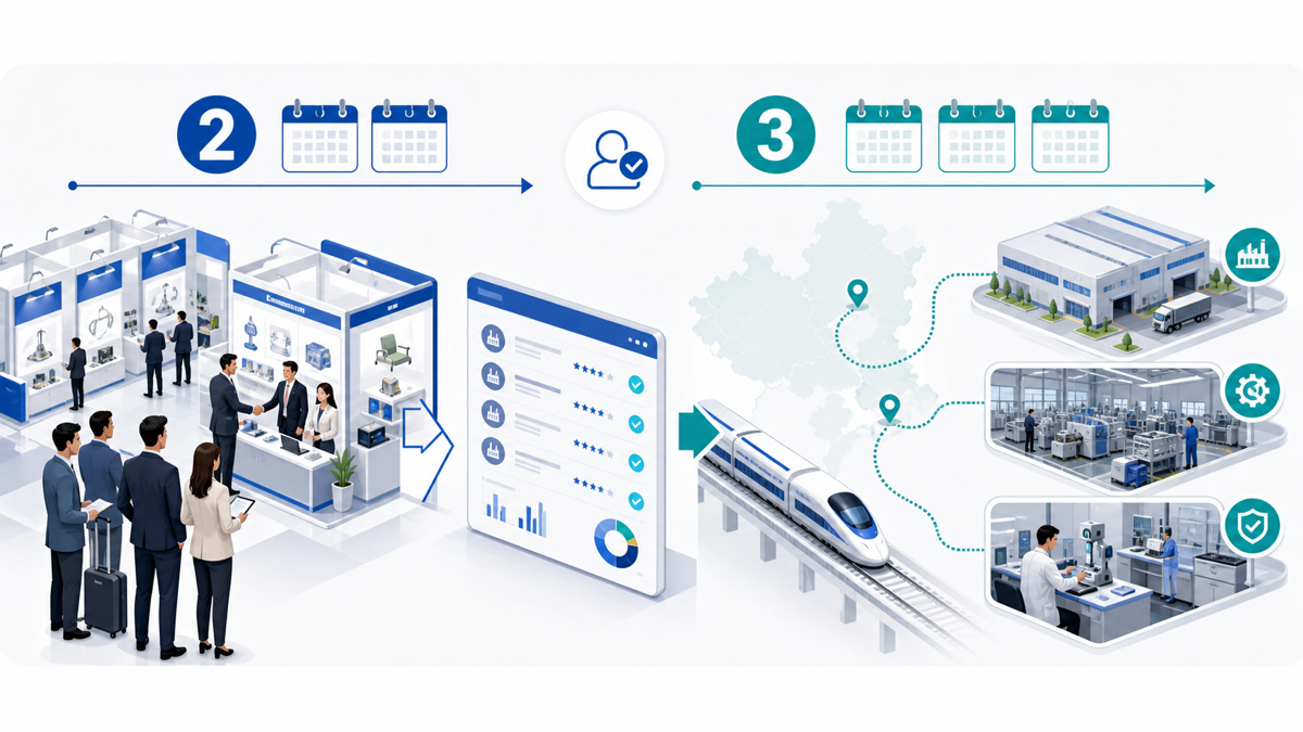Canton Fair 2 plus 3 sourcing strategy map